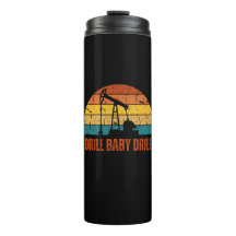 Drill Baby Drill Retro Sunset Estilo