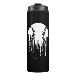 Garrafa Térmica Dripping Baseball Design for Bold Sports Fans