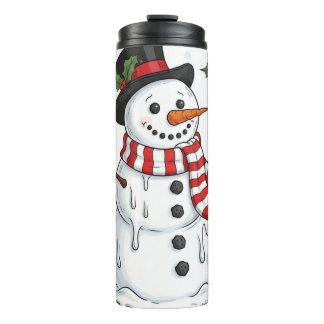 Garrafa Térmica Drippy Snowman Delight