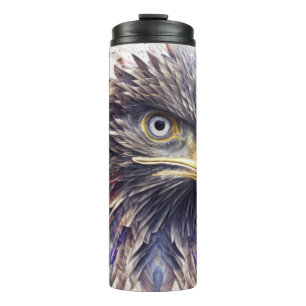 Garrafa Térmica Eagle Animal Retrait Nature Wildlife Painting