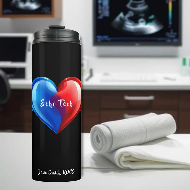 Garrafa Térmica Echo Tech-Cardiac Sonographer (Echo Tech-Cardiac Sonographer Thermal Tumbler )