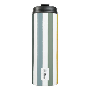 Garrafa Térmica Echo Traça O Tumbler Personalizado - Matizes Azul/