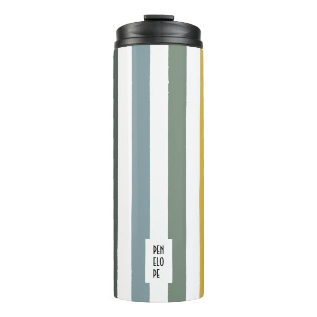 Garrafa Térmica Echo Traça O Tumbler Personalizado - Matizes Azul/ (Frente)