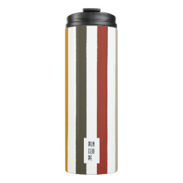 Garrafa Térmica Echo Traça O Tumbler Personalizado - Matizes Terre