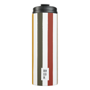 Garrafa Térmica Echo Traça O Tumbler Personalizado - Matizes Terre