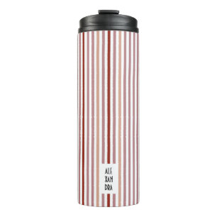 Garrafa Térmica Echo Traça Tumbler Térmico Personalizado - Listras
