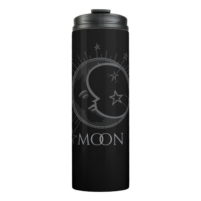 Garrafa Térmica Eclectic Moon Flask Custom Name (Frente)