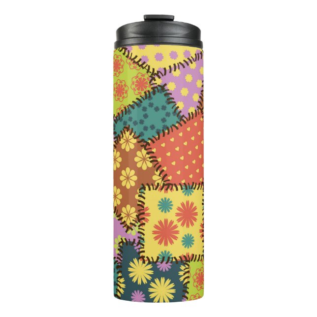 Garrafa Térmica Eclectic Patchwork (Correção Eclética): Diversa Co (Frente)