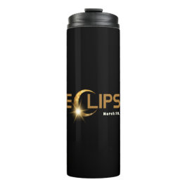 Garrafa Térmica Eclipse Solar American Event 3/29/2025 Coffee Mug