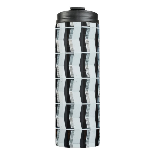 Garrafa Térmica Edifício pintado branco (Frente)