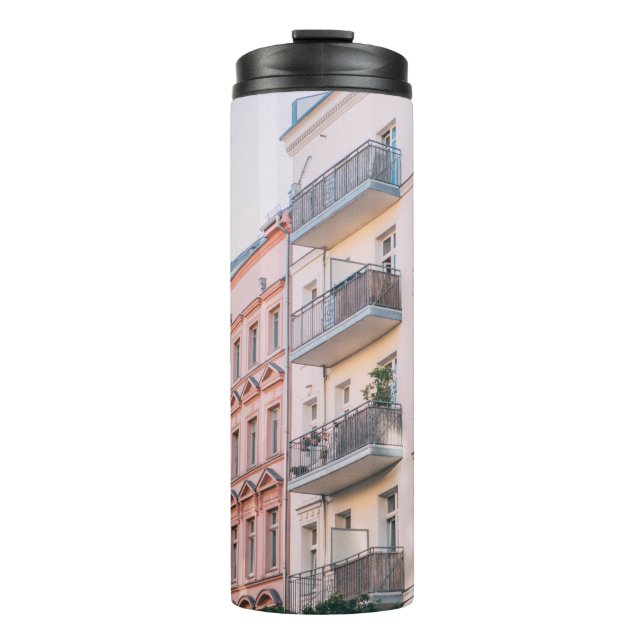 GARRAFA TÉRMICA EDIFÍCIOS BRANCOS E DE TINTA (Frente)