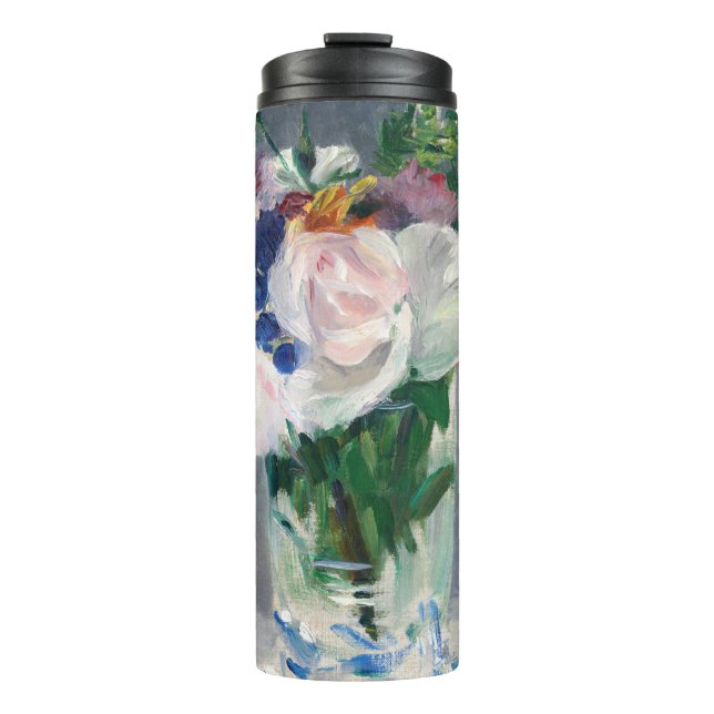 Garrafa Térmica Edouard Manet - Flores num Vaso Cristal (Frente)