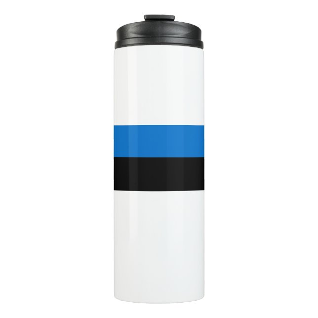 Garrafa Térmica Eesti Vabariik - Estônia Flag (Frente)