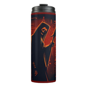 Garrafa Térmica Egípcia Grim Reaper Halloween 2