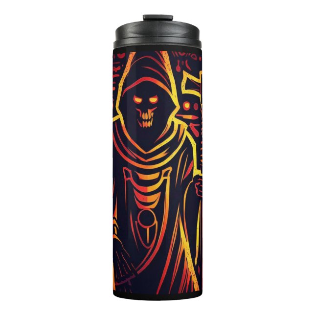 Garrafa Térmica Egípcio Grim Reaper Halloween 3 (Frente)