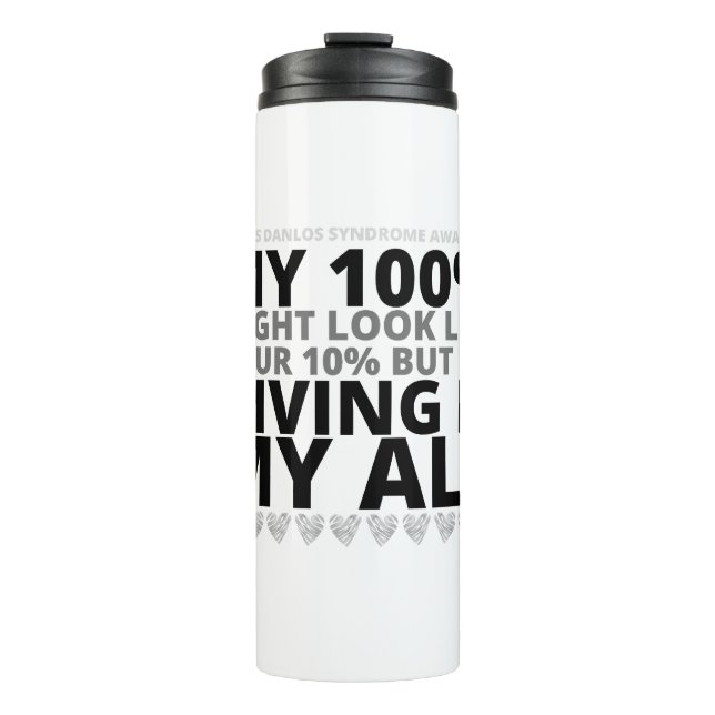 Garrafa Térmica Ehlers Danlos (EDS) My !00% (Frente)