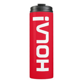 Garrafa Térmica Ei! Vermelho!