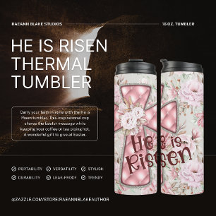 Garrafa Térmica Ele é Risen Thermal Tumbler