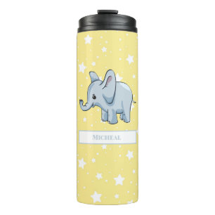 Garrafa Térmica Elefante Personalizado Bonito