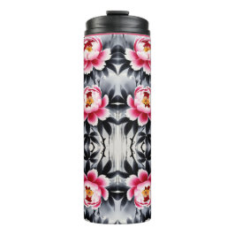 Garrafa Térmica Elegance in Bloom: Floral Harmony printed