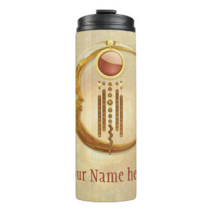 Garrafa Térmica Elegância Celestial 3D Nova Idade