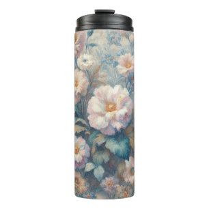 Garrafa Térmica Elegância Floral do eterno: Blooms Clássicos