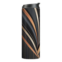 Elegância Geométrica Metálica Art Déco