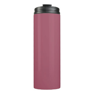 Garrafa Térmica Elegante Almofada de Lançar Rosa Empoeirada