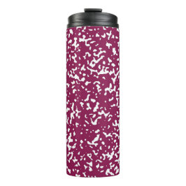 Garrafa Térmica Elegante Chic Purple Composition Book