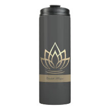 Elegante Dourado Lotus, Yoga