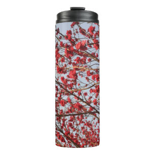 Garrafa Térmica Elegante Flor de Blossomo Chic