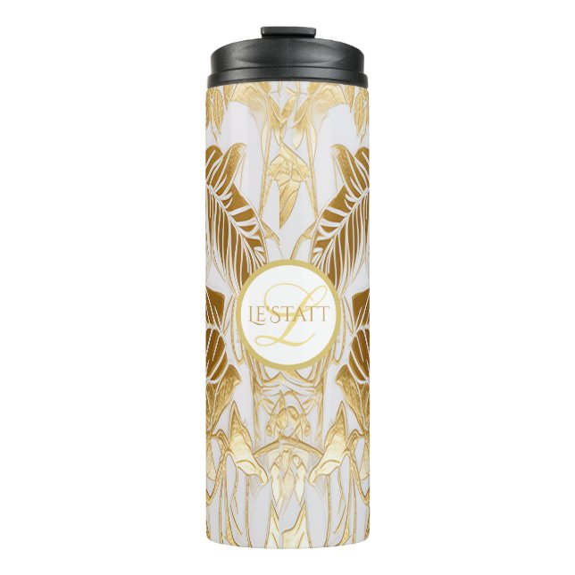 Garrafa Térmica Elegante Monogramado Aura Thermal Tumbler (Frente)