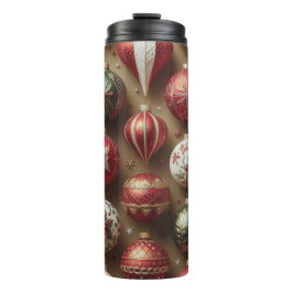 Garrafa Térmica Elegantes Enfeites de Natal Tumbler para Famílias