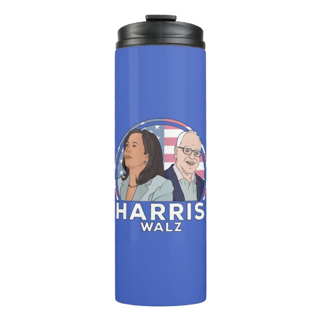Garrafa Térmica Eleição Harris Walz (Frente)