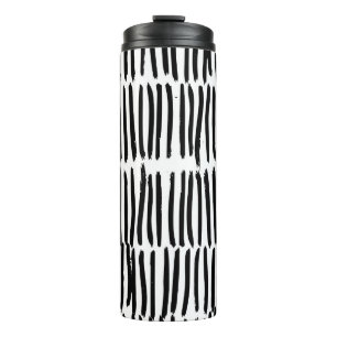 Garrafa Térmica Elementos Verticais: Estilo Invisível Desenho À Mã