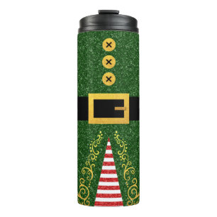 Garrafa Térmica Elf Christmas Tumbler: Sip in Papai noel Workshop