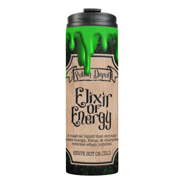 Garrafa Térmica Elixir da Energia (Frente)