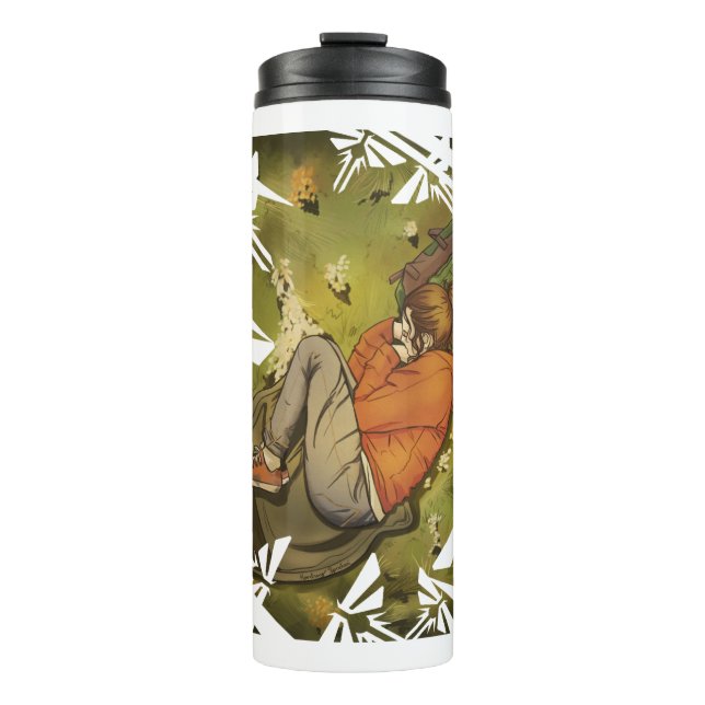 Garrafa Térmica Ellie Tendo uma soneca (Frente)