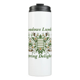 Garrafa Térmica Encantando Meadows Lumbar Primavera Delight Traves