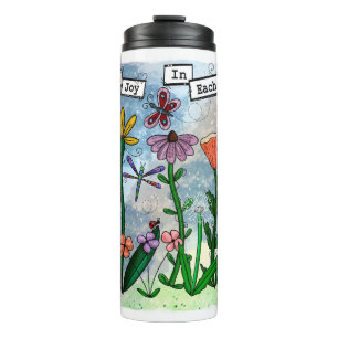 Garrafa Térmica Encontre alegria no dia