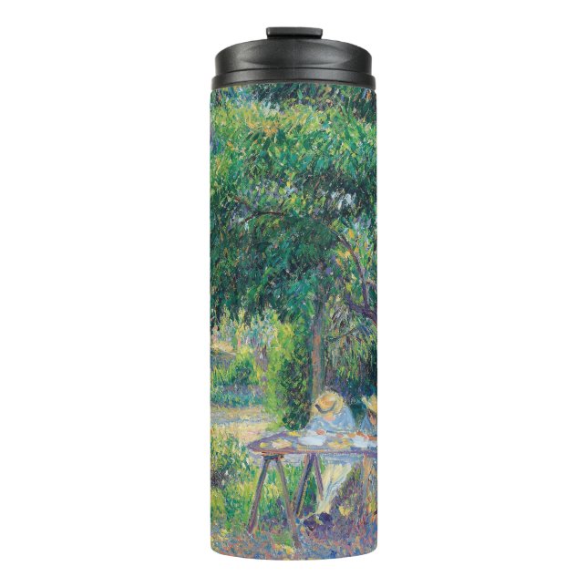Garrafa Térmica Enfants attablés dans le jardin Camille Pissarro (Frente)
