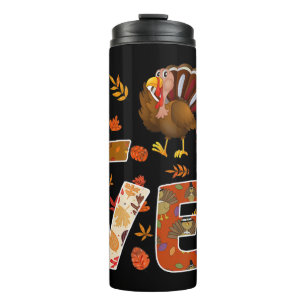 Garrafa Térmica Enfermeira de amor presentes na Turquia outono Obr