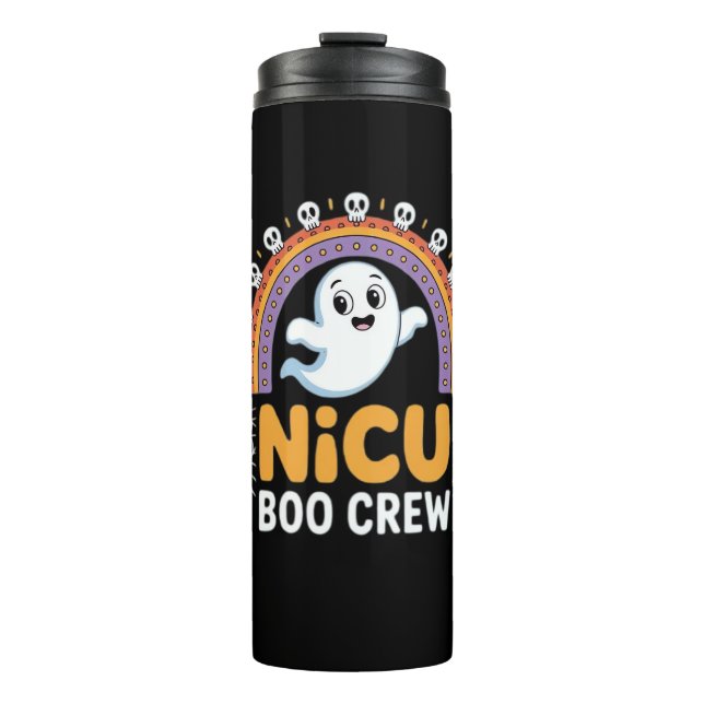 Garrafa Térmica Enfermeira de Bo Crew Halloween para Enfermeiras G (Frente)