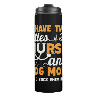 Garrafa Térmica Enfermeira e mãe de cão