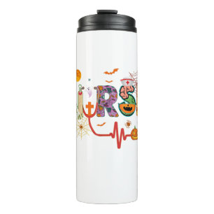 Garrafa Térmica Enfermeira Halloween Costume Stethoscope Pulsação
