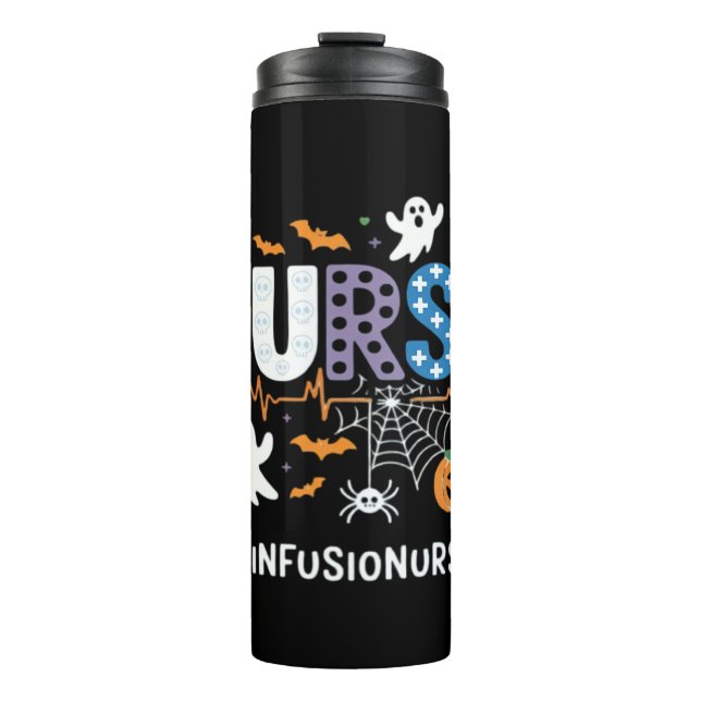 Garrafa Térmica Enfermeiro Enfermeiro Estetoscópio Halloween Essen (Frente)