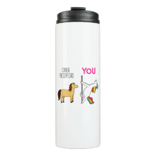 Garrafa Térmica Enfermeiro Preceptor Funny Unicorn Tumbler Térmic