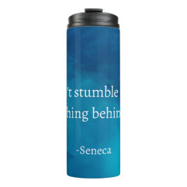 Garrafa Térmica Enfoque-se para frente, não tropece no passado