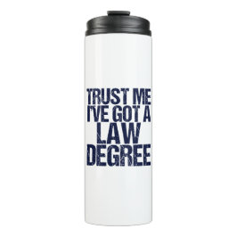 Garrafa Térmica Engraçada Faculdade de Direito - Advogado Humor Co