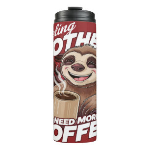 Garrafa Térmica Engraçada Lama/Café